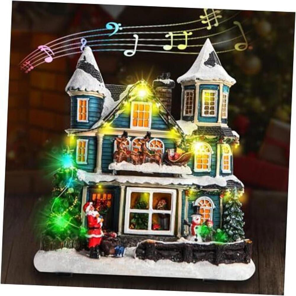 Christmas Village House Christmas Collectible Buildings Casa Del Pueblo